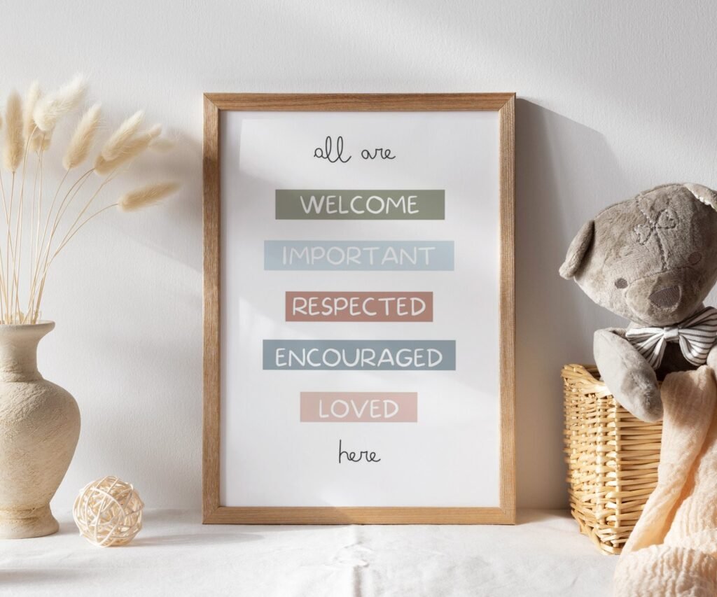 Homeschool quote Prints, Educational quote Posters, Montessori Classroom Decor, Neutral Kids Decor, Toddler Playroom Decor set of 1