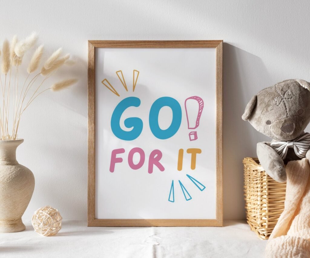 You Can, kids Positive Affirmations, set of 1