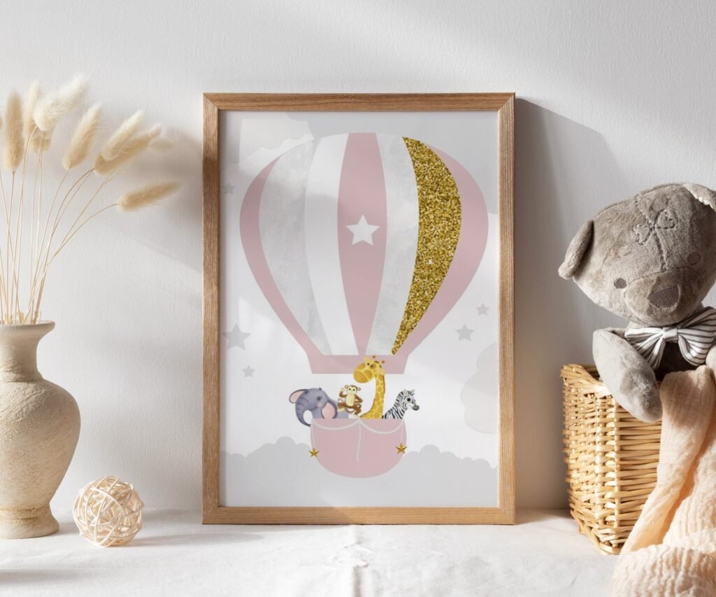 Safari nursery print