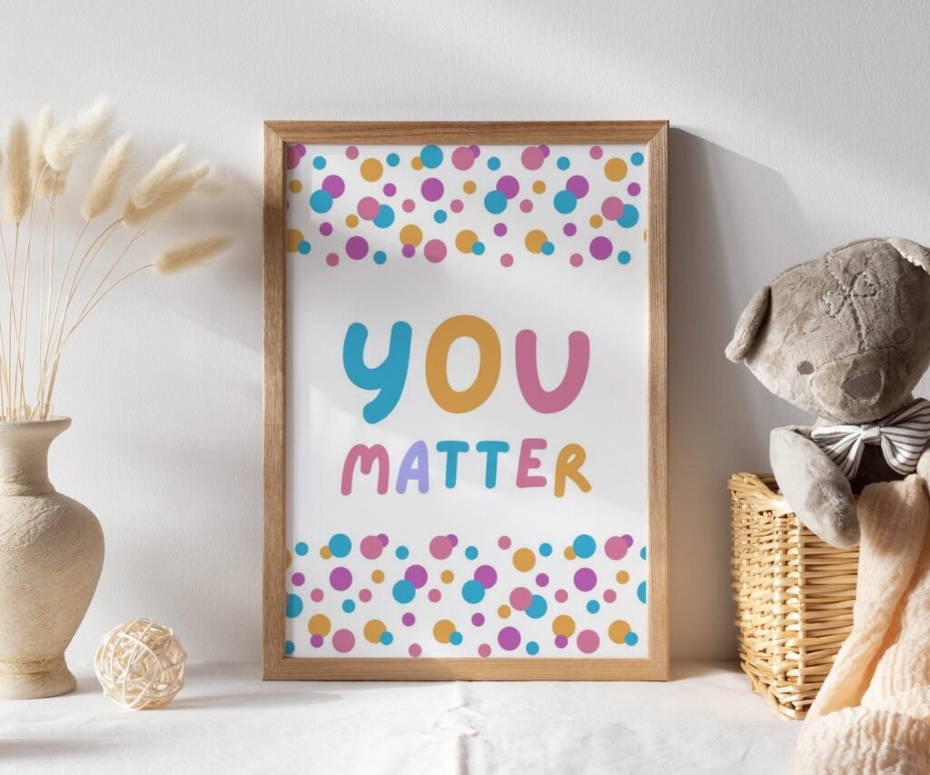 You Can, kids Positive Affirmations, set of 1