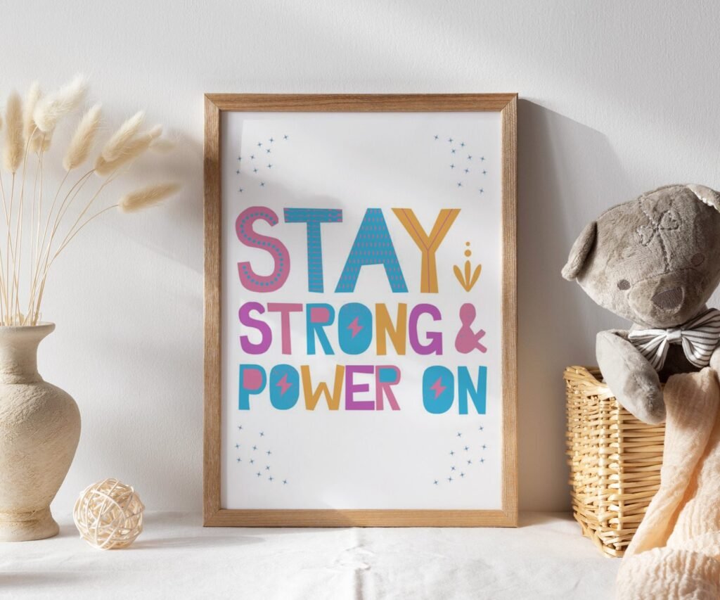 Positive kids Affirmations multiolors set of 1