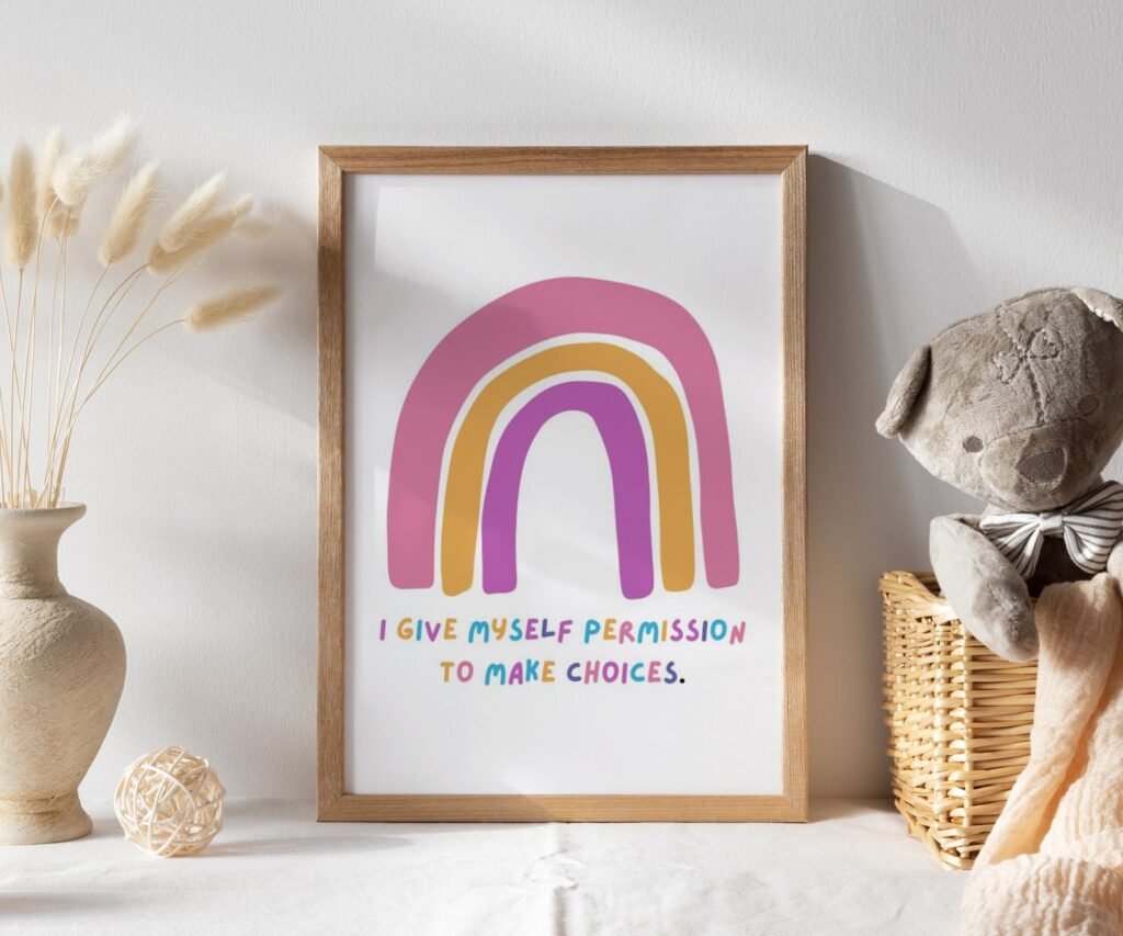 kids quote kids Positive Affirmations set of 1