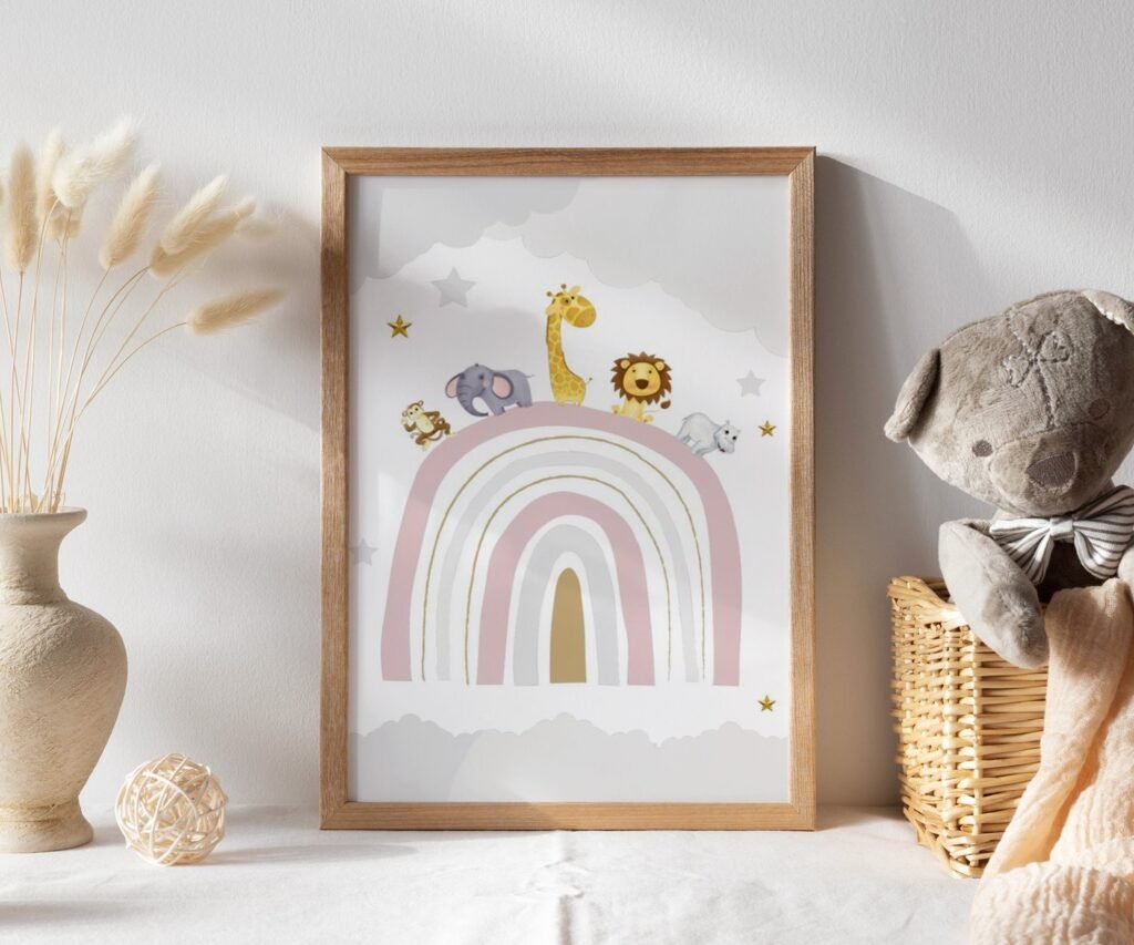 Safari nursery print