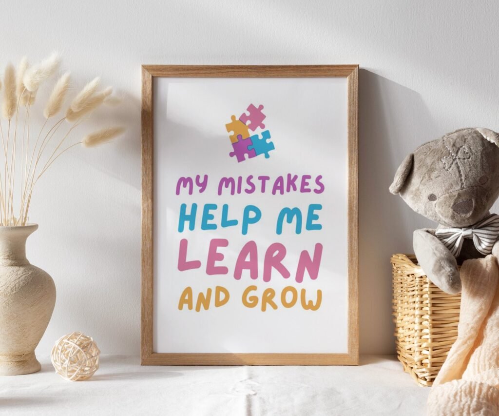 kids quote kids Positive Affirmations set of 1