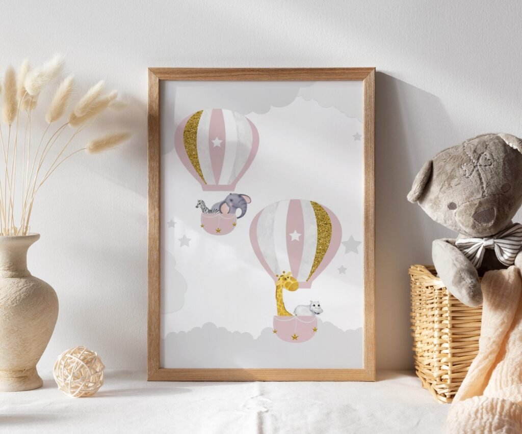 Safari nursery print