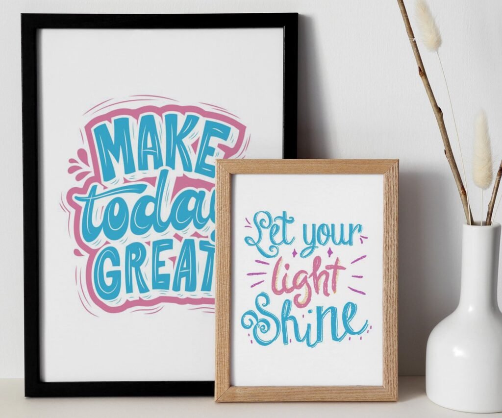 Dream Big kids Positive Affirmations, set of 2
