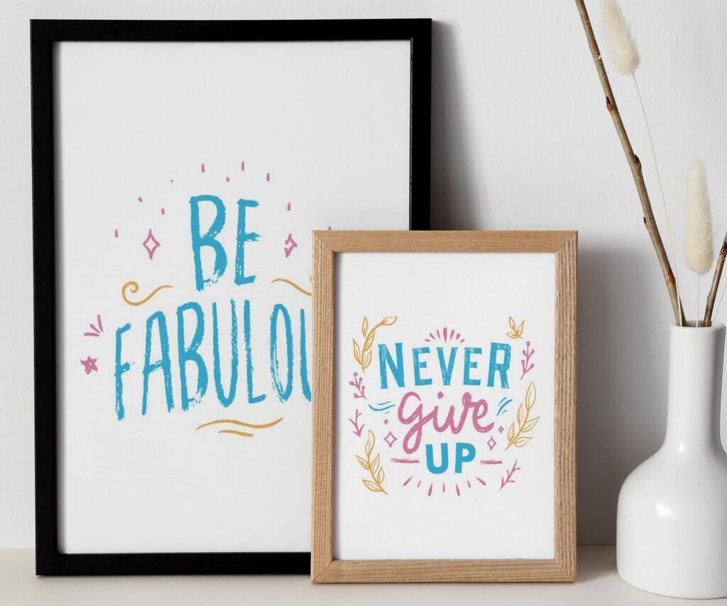 Dream Big kids Positive Affirmations, set of 2