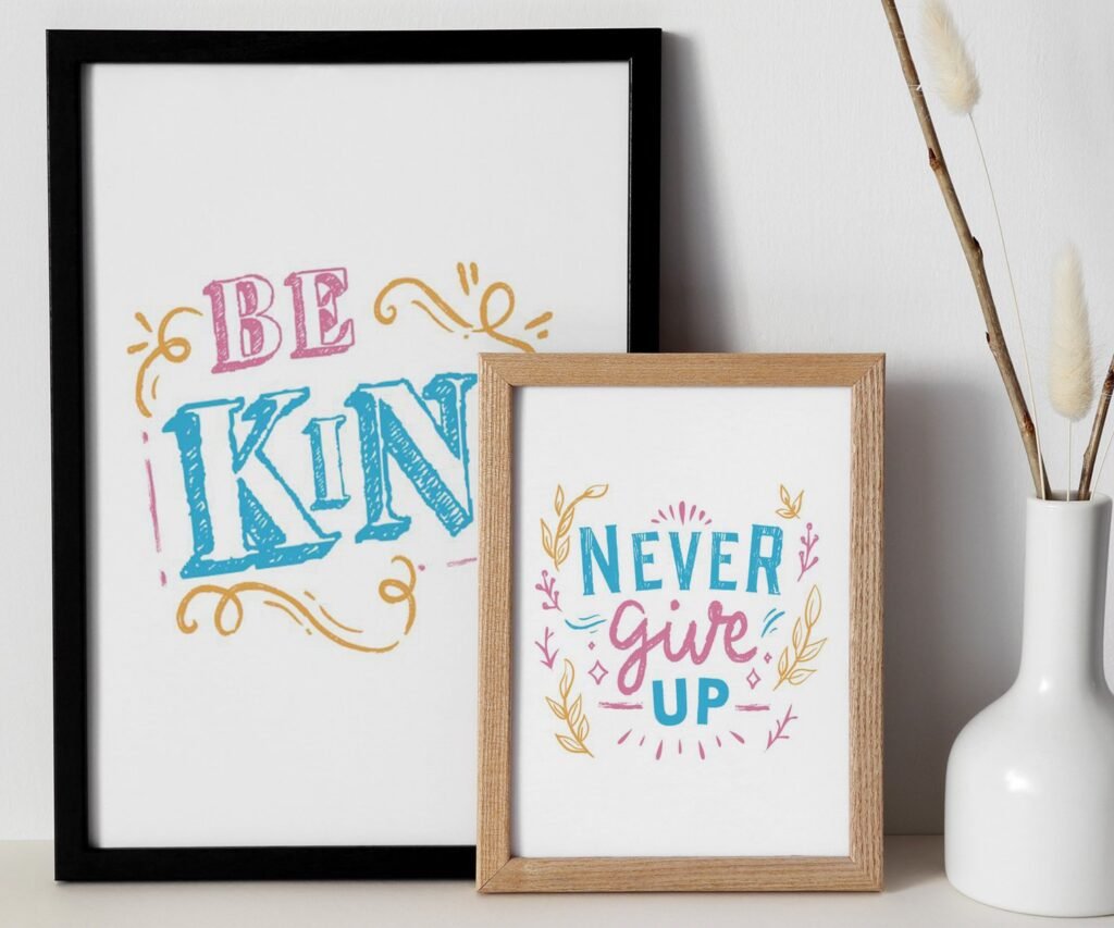 Dream Big kids Positive Affirmations, set of 2