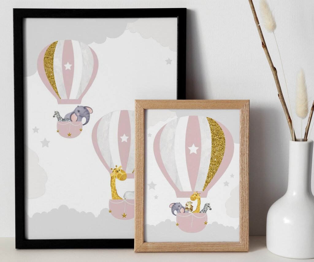 Safari nursery print