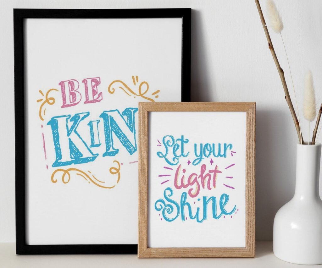 Dream Big kids Positive Affirmations, set of 2