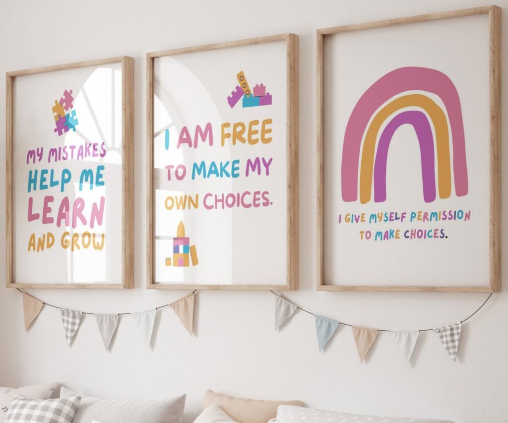 kids quote kids Positive Affirmations set of 3