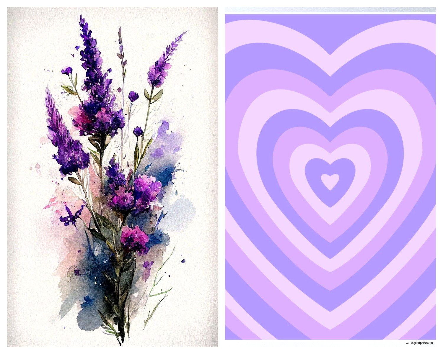 Purple Wall Art: Lavender to Plum Color Spectrum