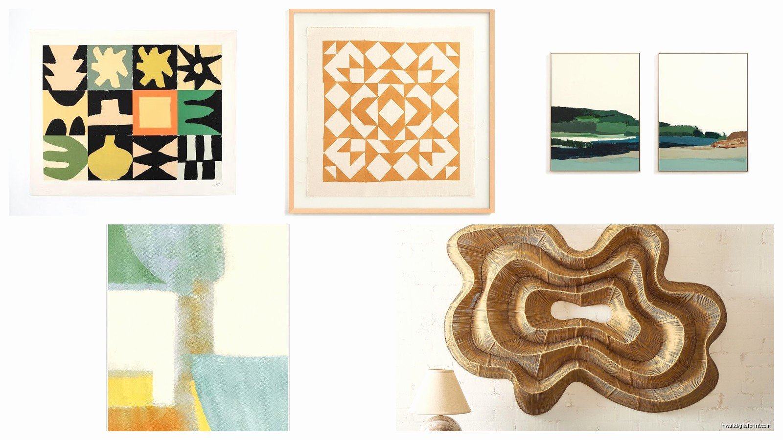 West Elm Wall Art: Modern Designer Store Collection
