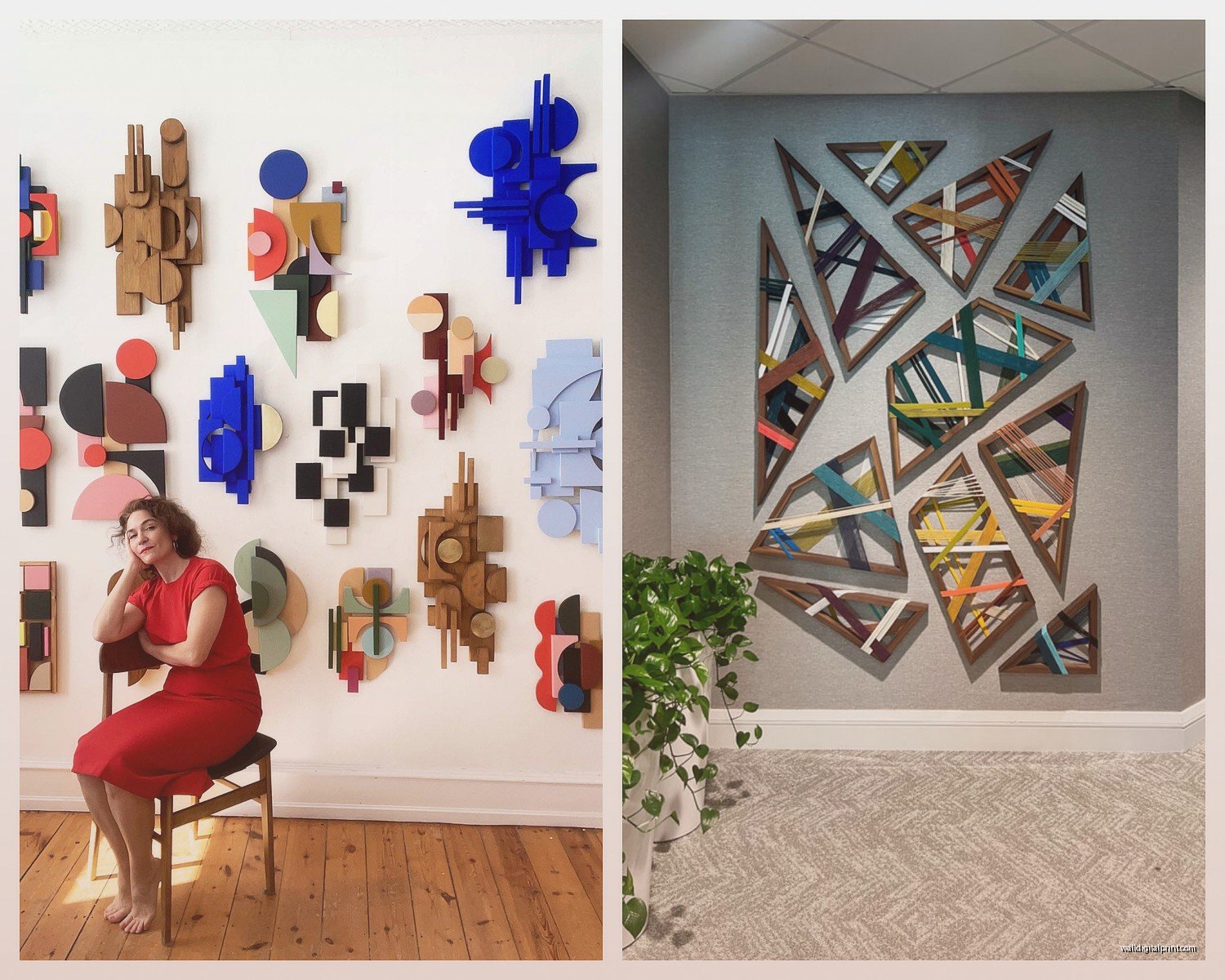 3 Dimensional Wall Art: Layered Relief Sculptural Designs