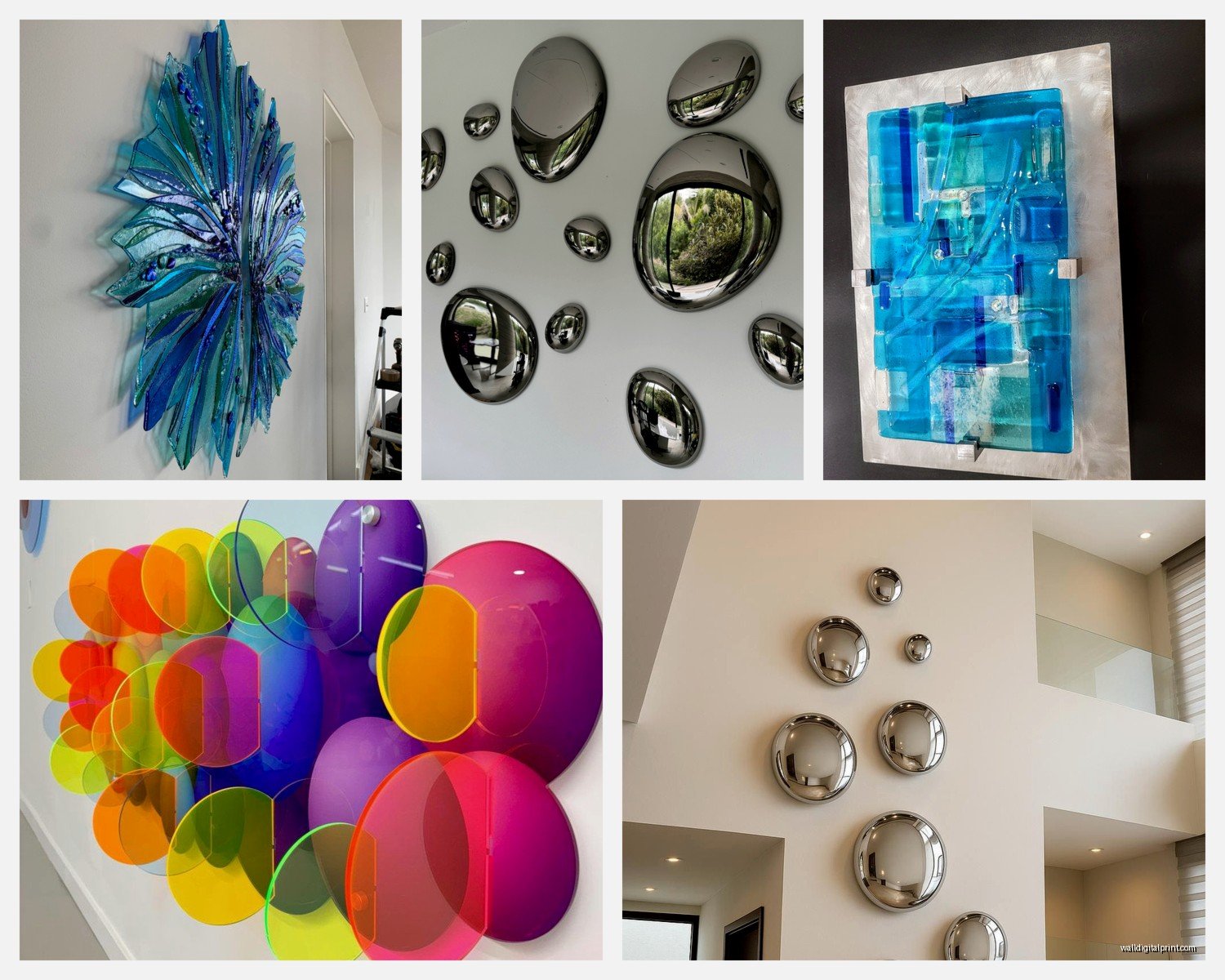 3D Glass Wall Art: Sculptural Blown Glass Designs