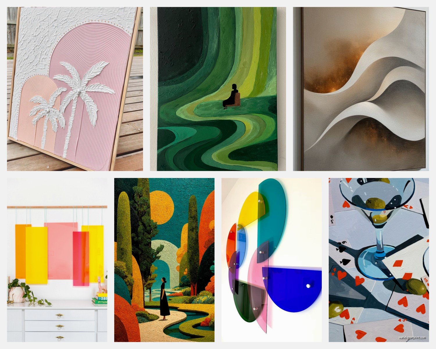 Acrylic Wall Art: Plexiglass Modern Transparent Designs