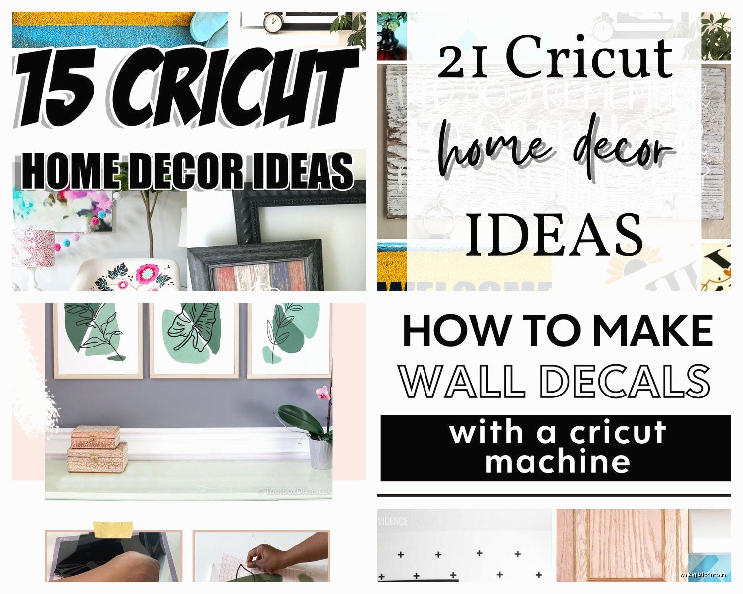 Cricut Wall Art: Die Cut Vinyl Machine Craft Projects