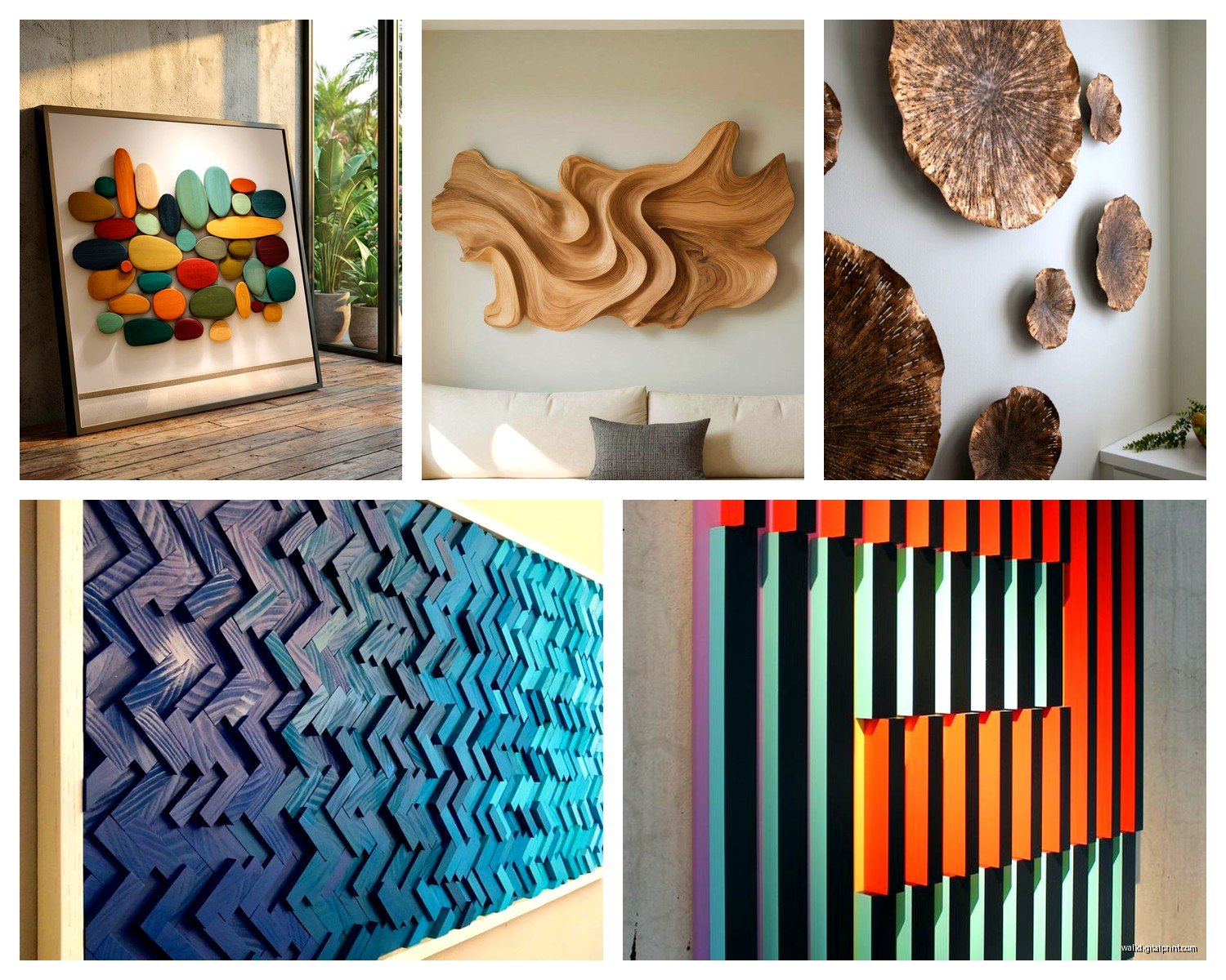 Dimensional Wall Art: 3D Relief & Layered Designs