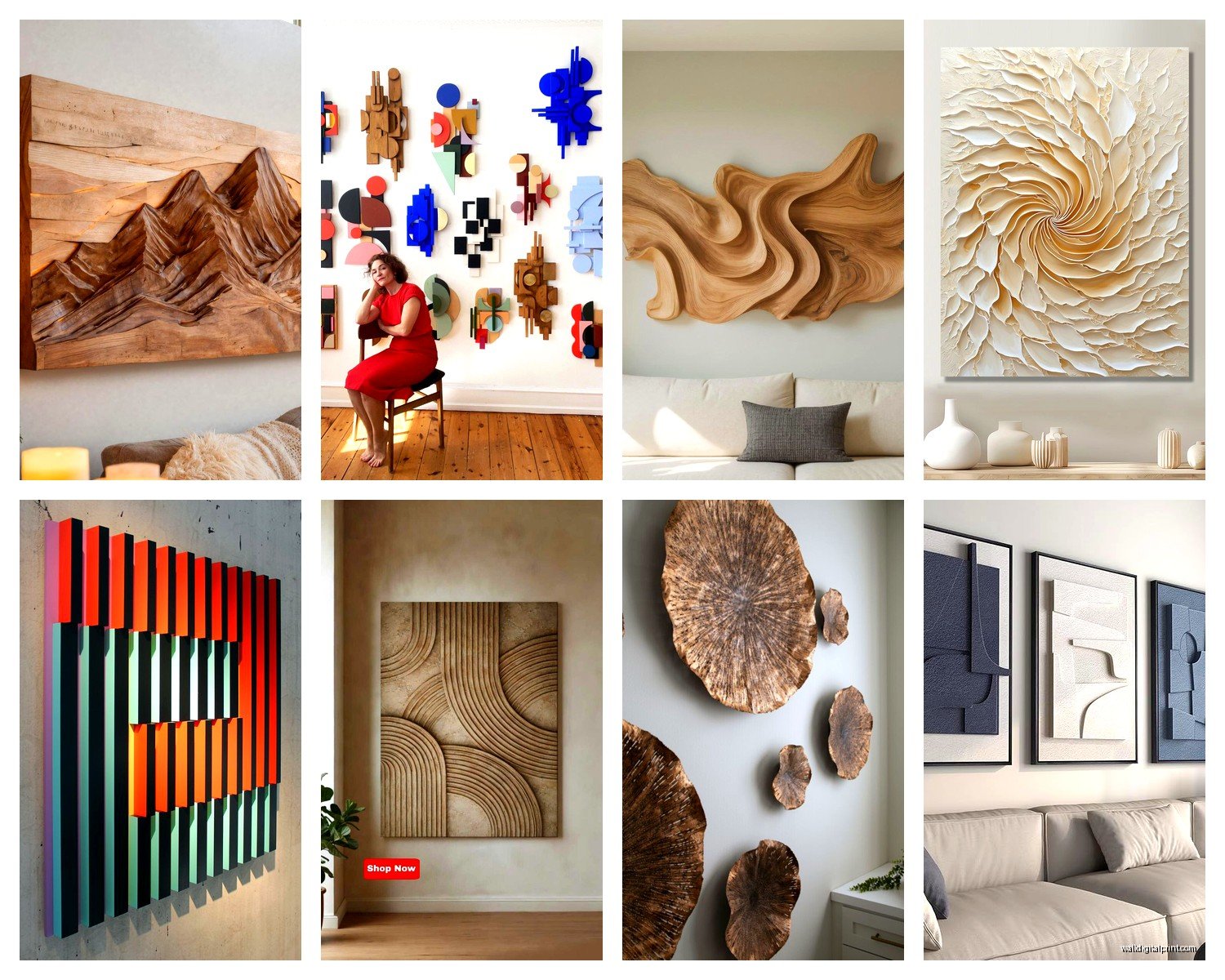Dimensional Wall Art: 3D Relief & Layered Designs