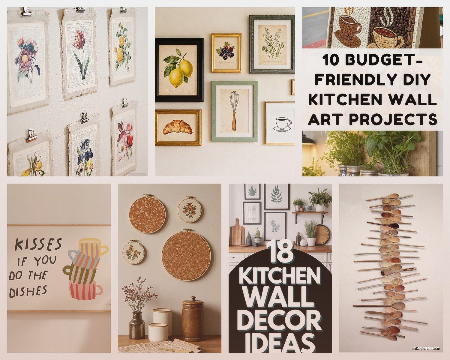 DIY Kitchen Wall Art: Handmade Cooking Space Projects