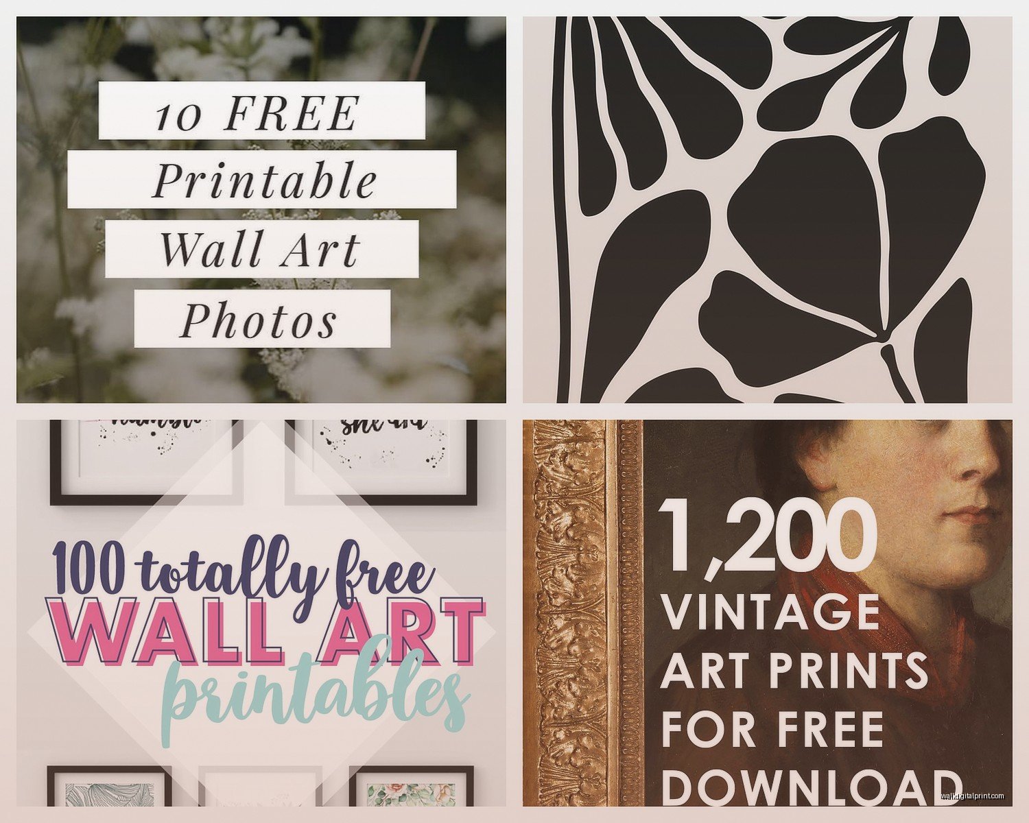 Downloadable Wall Art: Instant Digital Art Prints