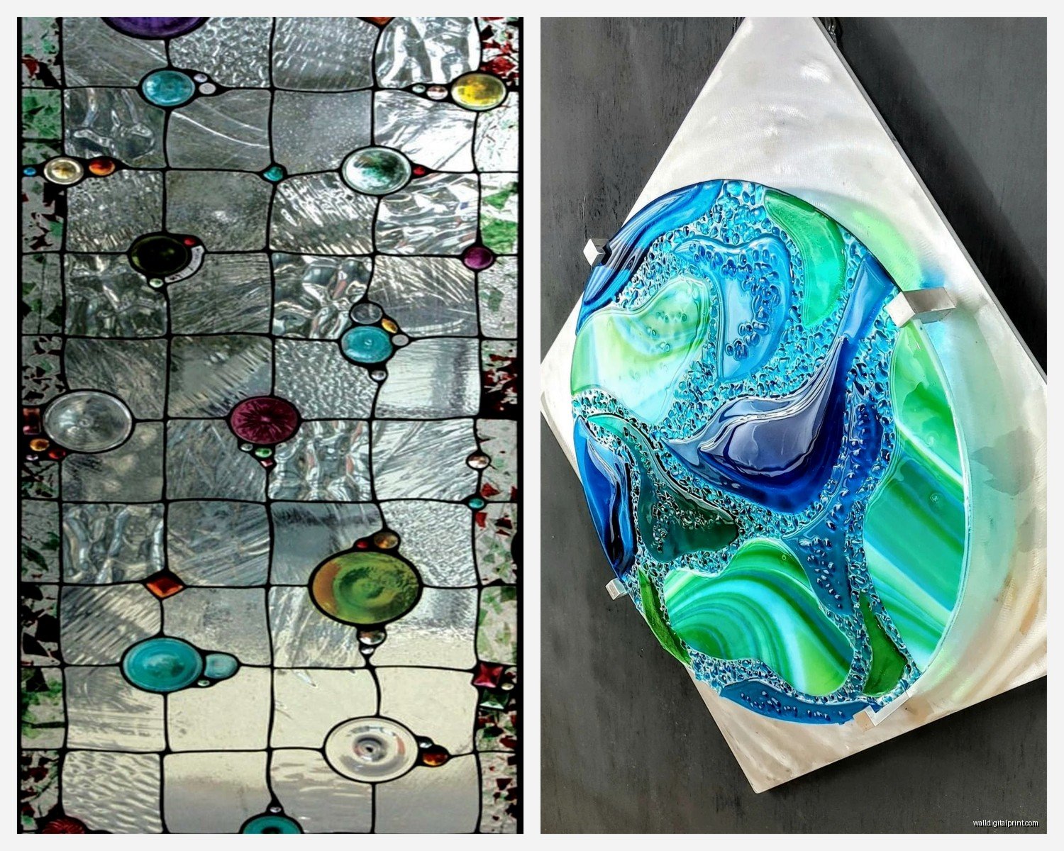 Glass Wall Art Decor: Stained & Fused Glass Artwork