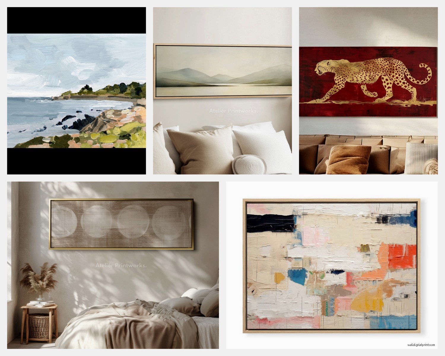 Horizontal Wall Art: Wide Landscape Format Pieces