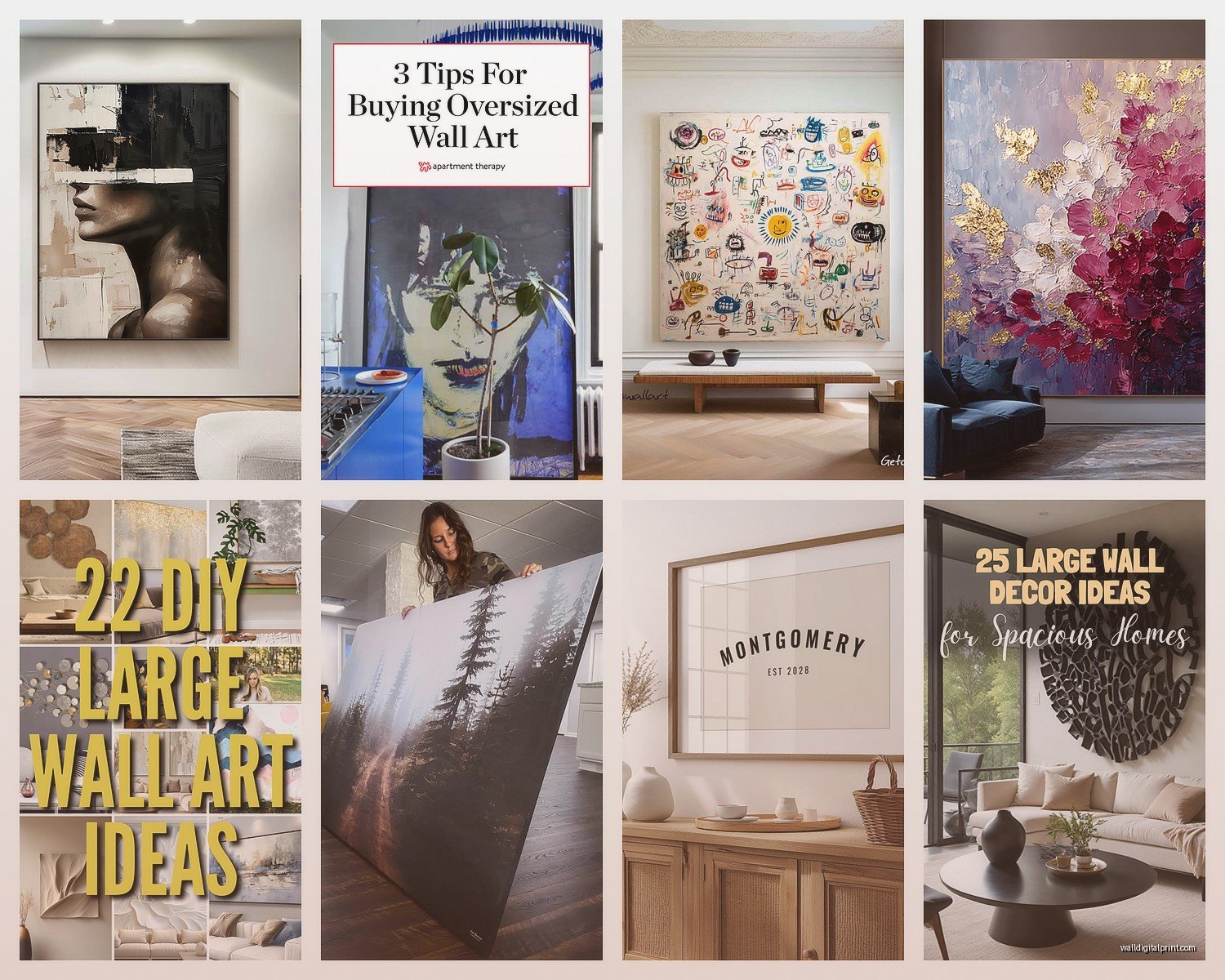 Large Custom Wall Art: Personalized Oversized Pieces