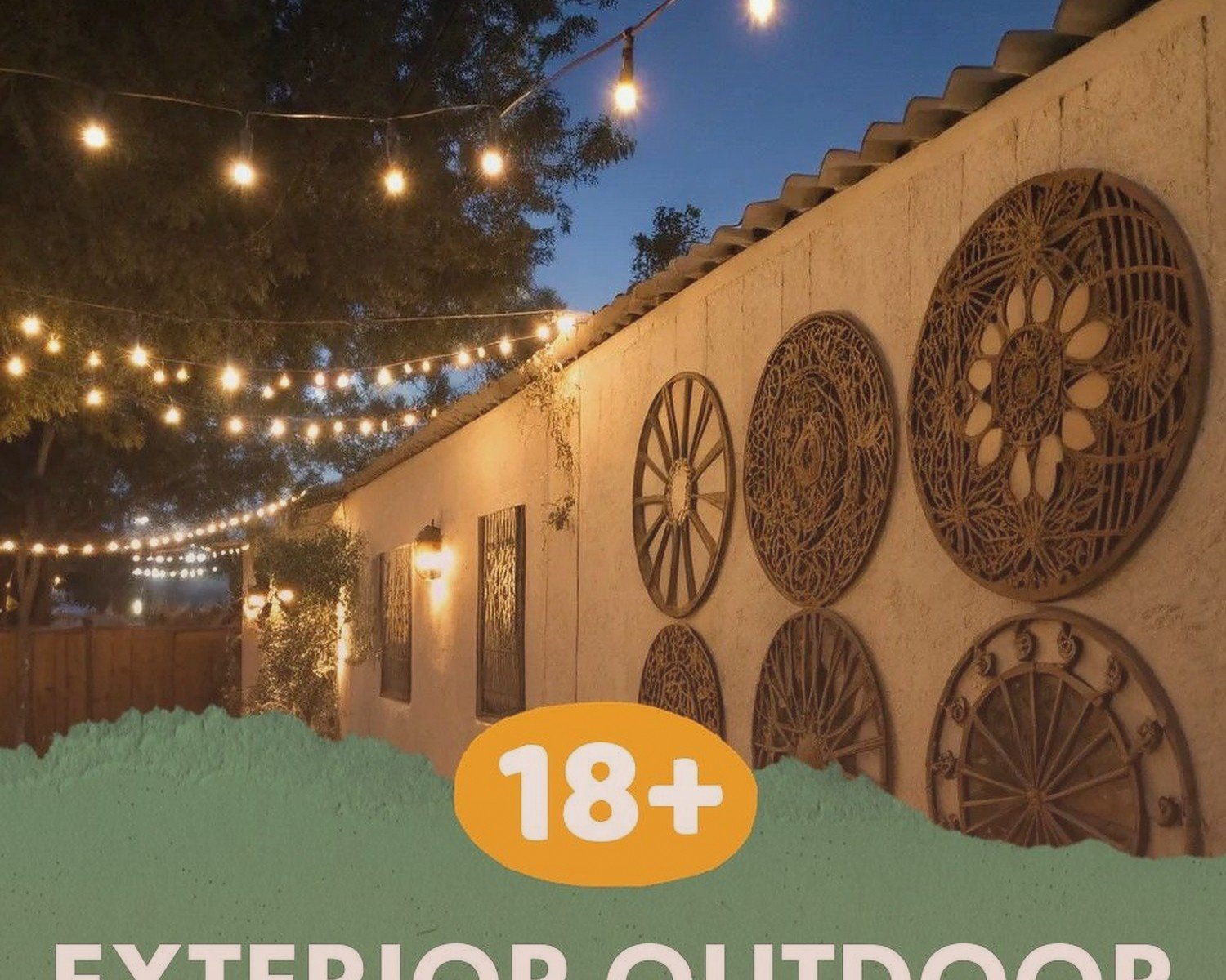 Large Waterproof Outdoor Wall Art: Weather-Resistant Decor