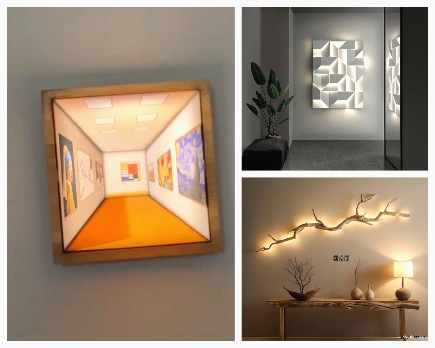 LED Wall Art: Illuminated Light-Up Designs