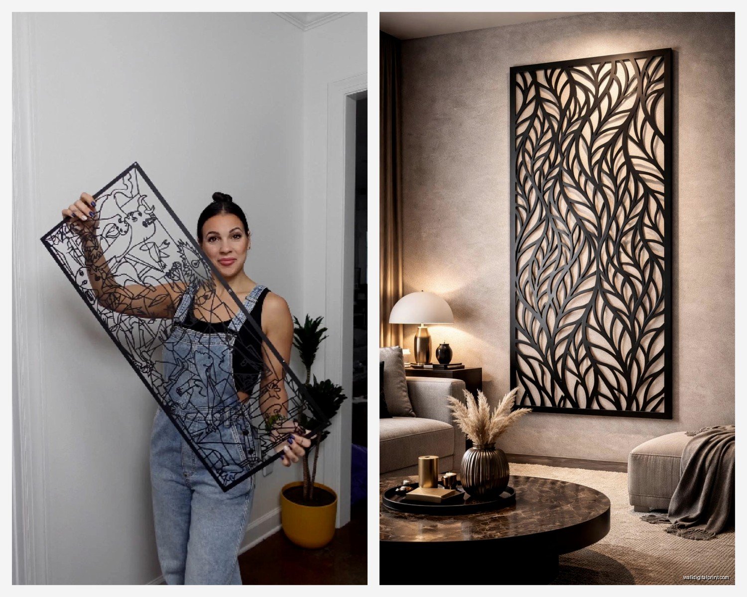 Metal Wall Art Decor: Sculpture & Laser Cut Designs