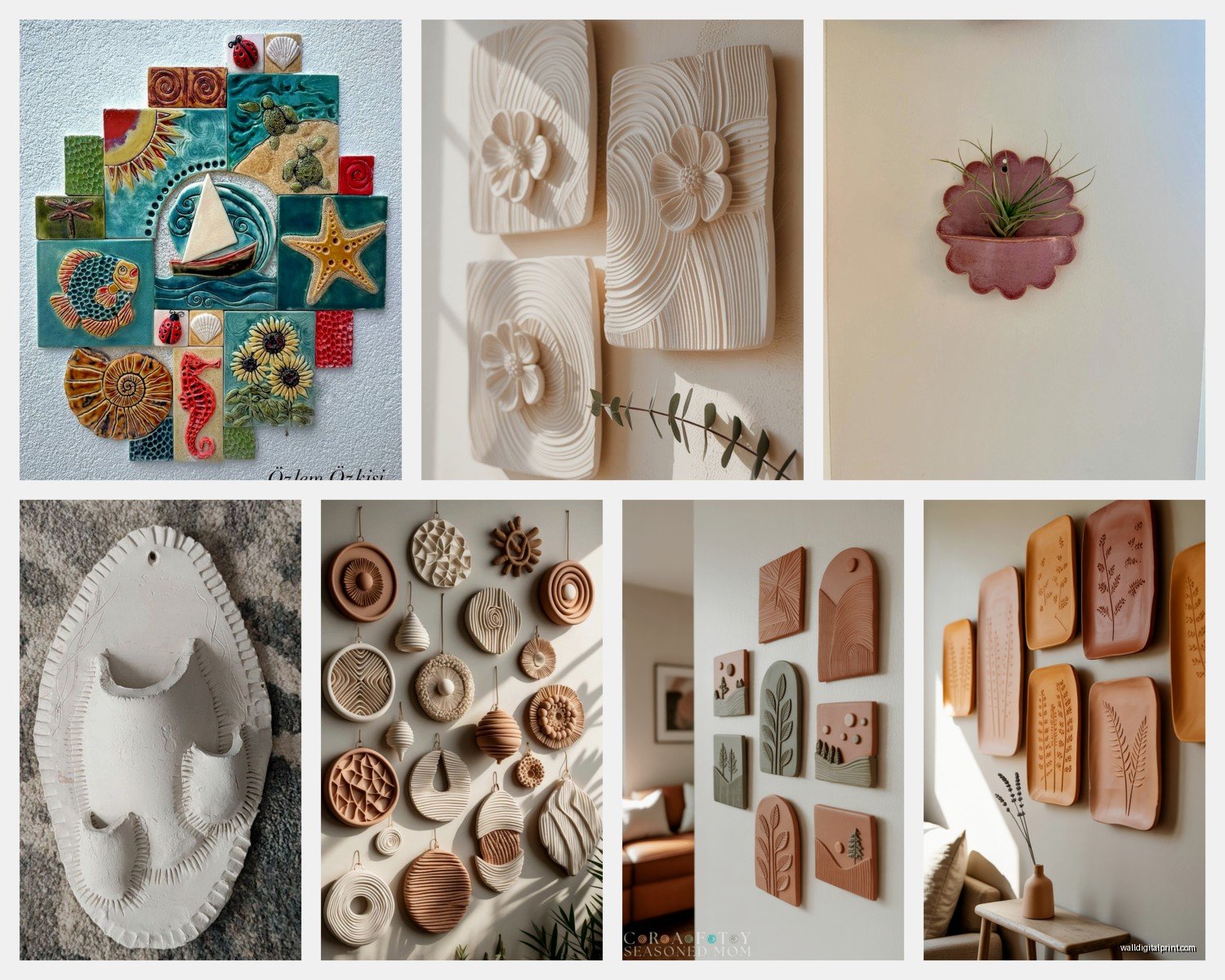 Pottery Wall Art: Ceramic Vessel & Plate Collections