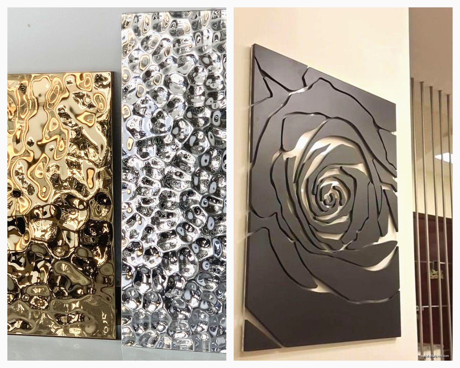 Stainless Steel Wall Art: Industrial Metal Sculptures