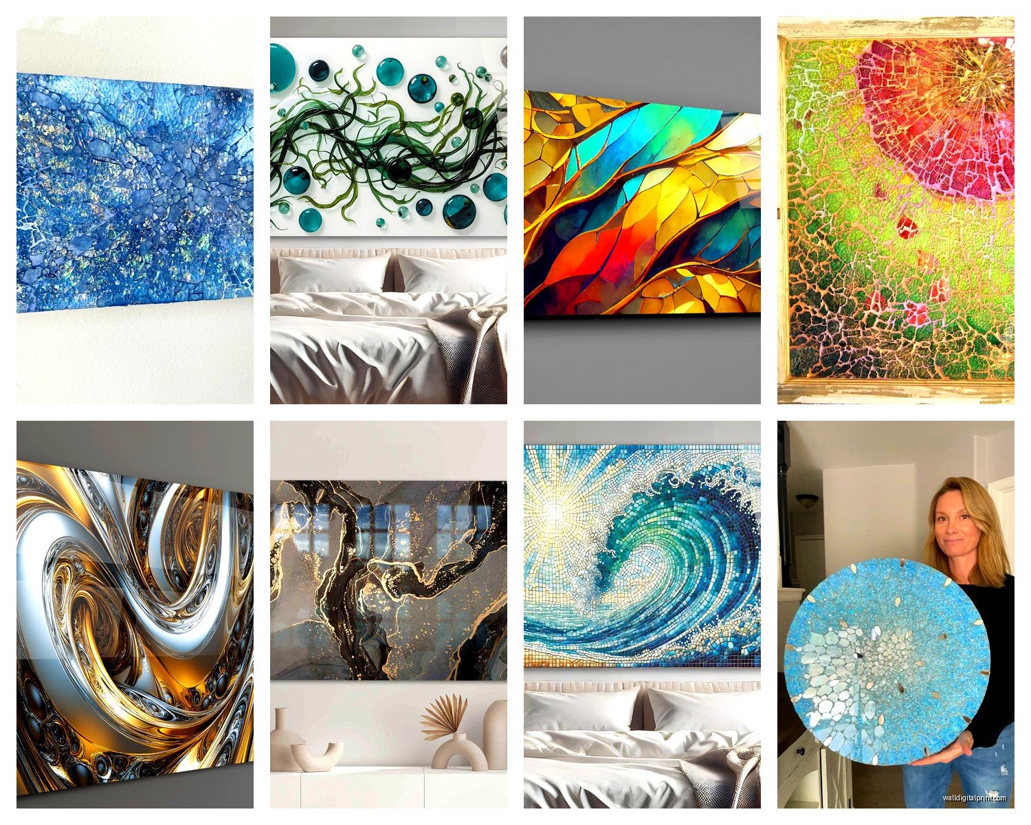 Tempered Glass Wall Art: Safety Glass Printed Designs