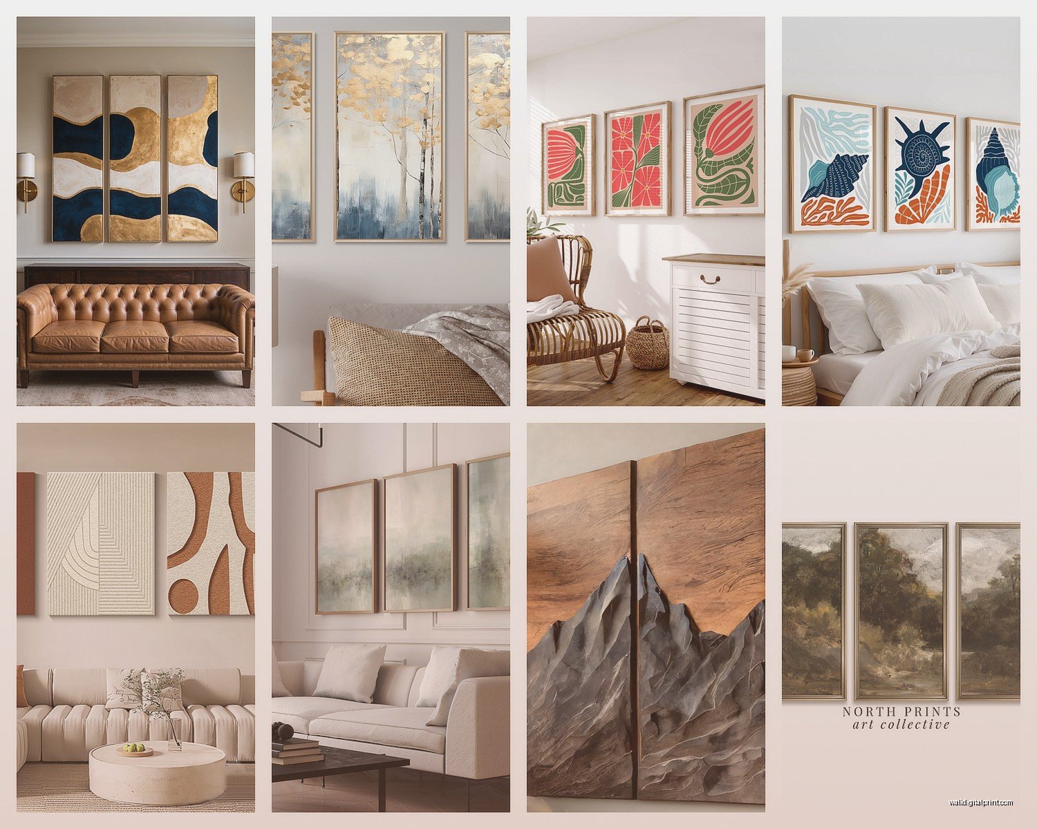 Three Panel Wall Art: Triptych Arrangement Guide