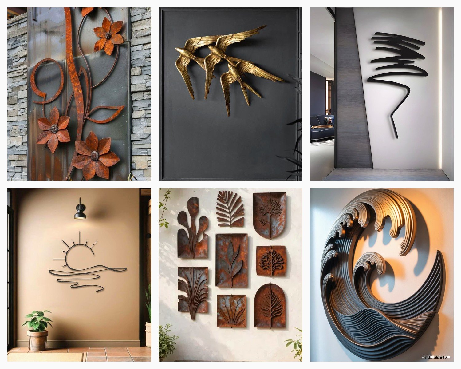 Unique Metal Wall Art: One-of-a-Kind Sculpture Designs