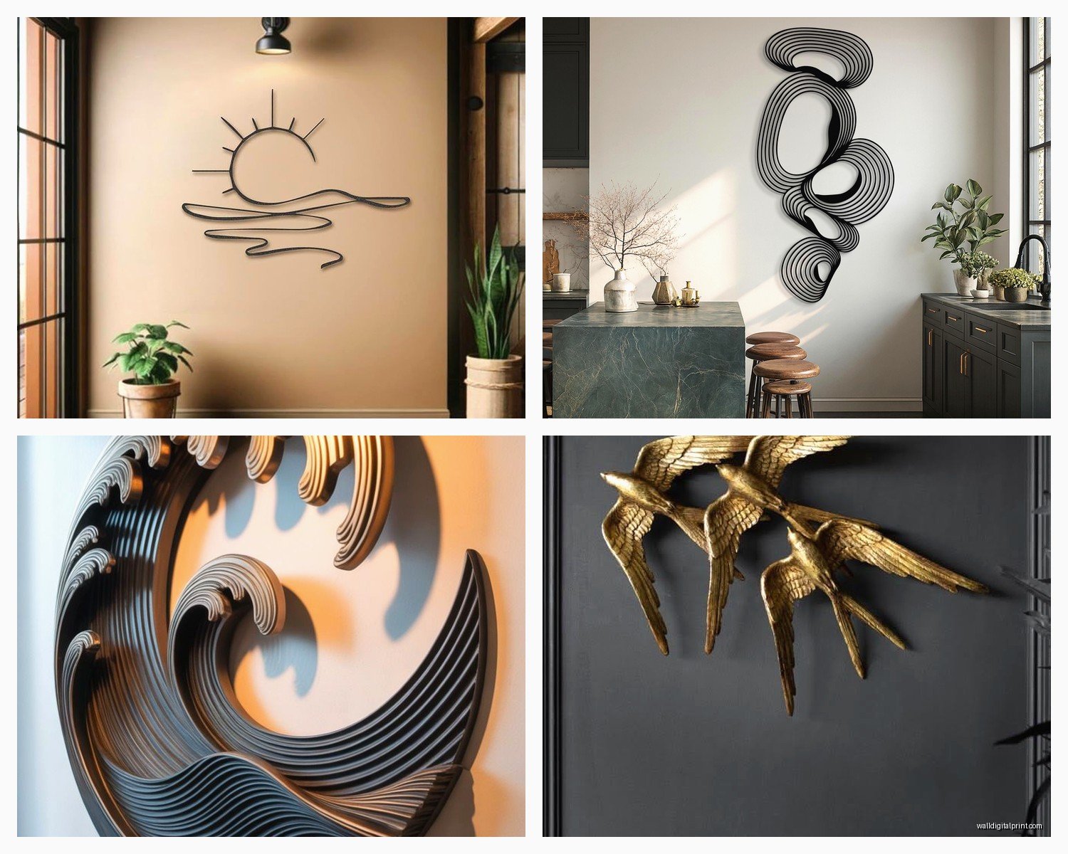 Unique Metal Wall Art: One-of-a-Kind Sculpture Designs