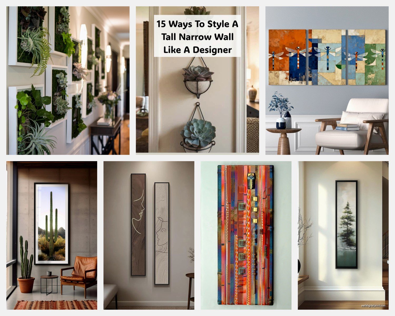 Vertical Wall Art: Portrait Format Tall Pieces