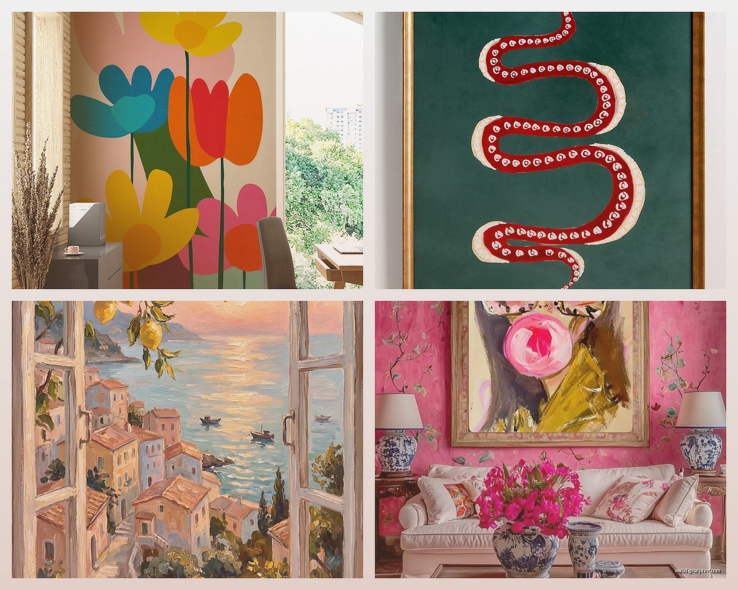 Vibrant Wall Art: Bold Colorful Statement Pieces