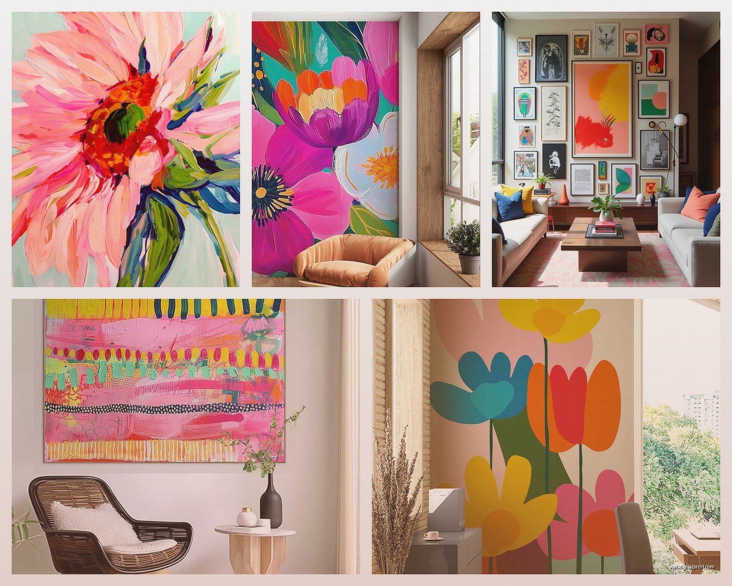 Vibrant Wall Art: Bold Colorful Statement Pieces
