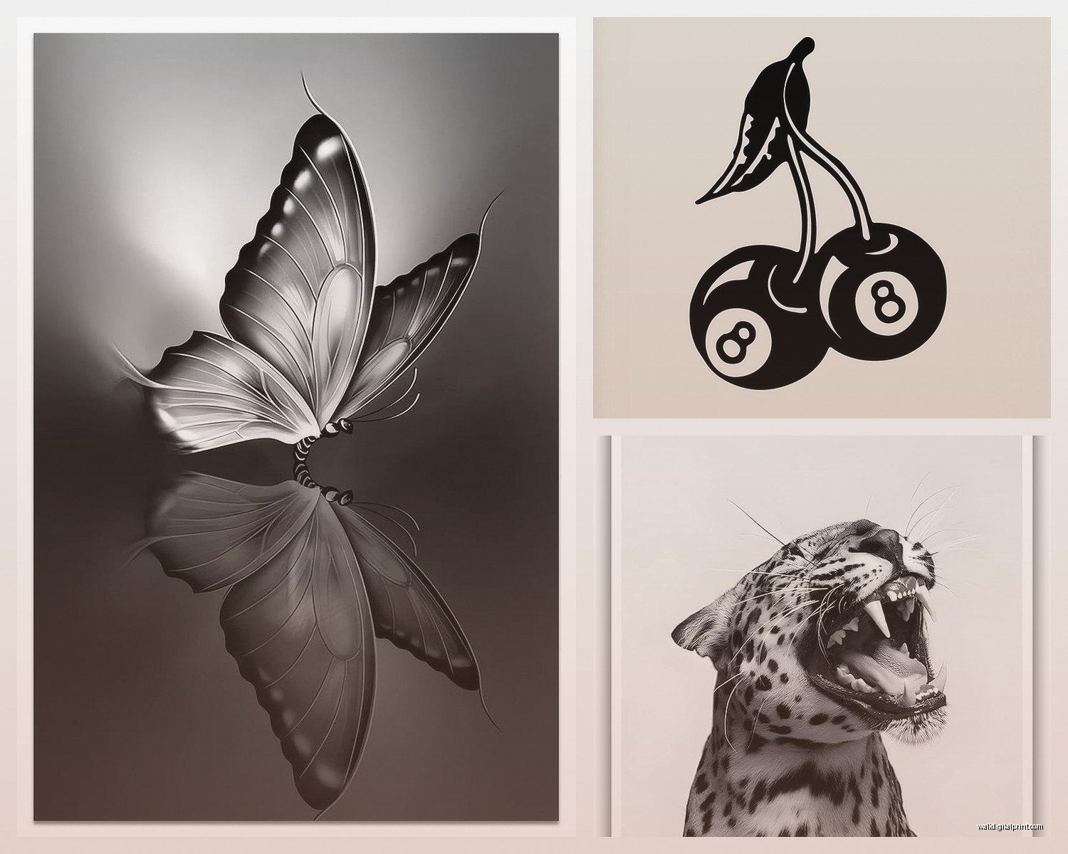 Wall Art Black: Dark Moody & Gothic Designs