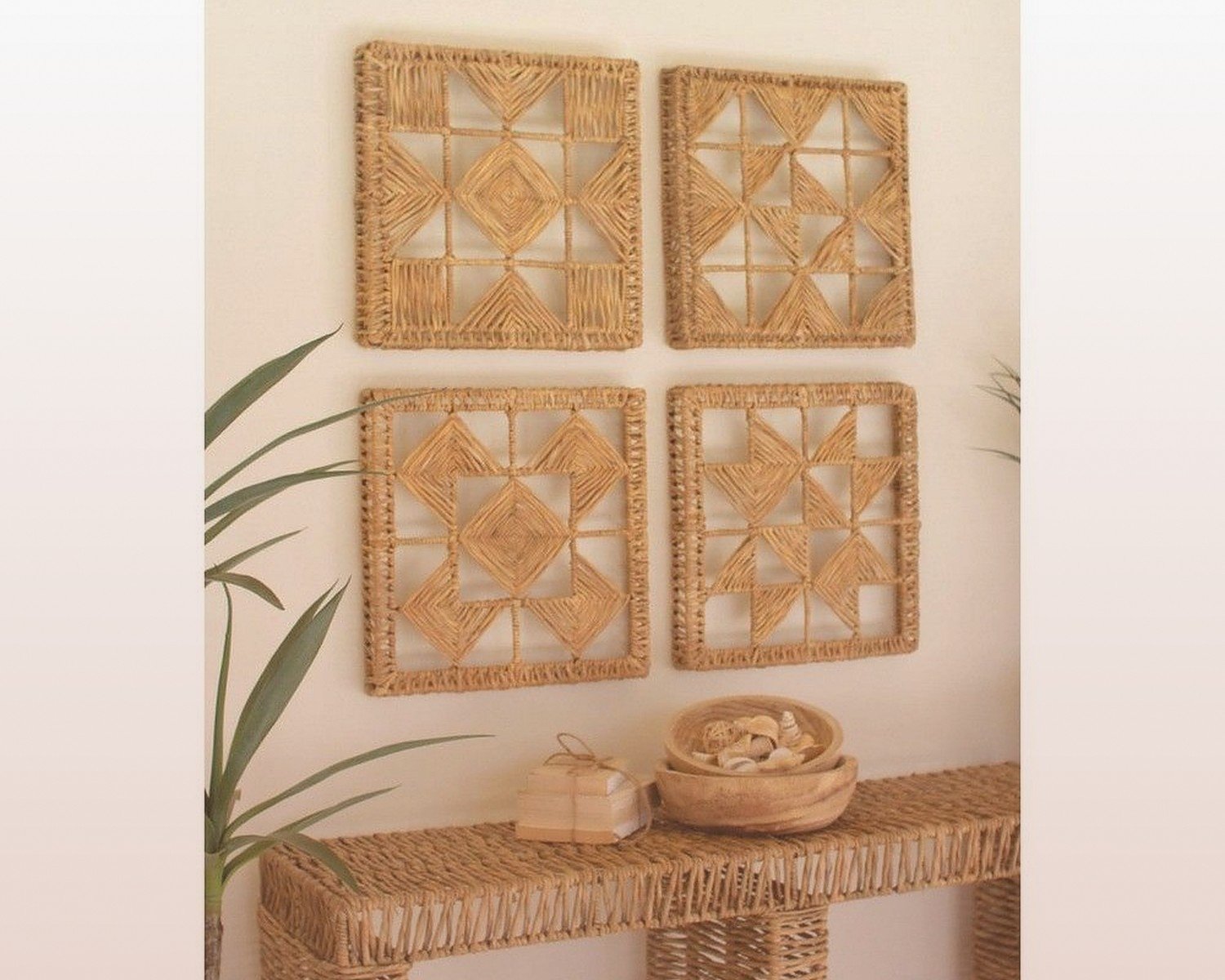 Wicker Wall Art: Rattan Basket Weave Designs