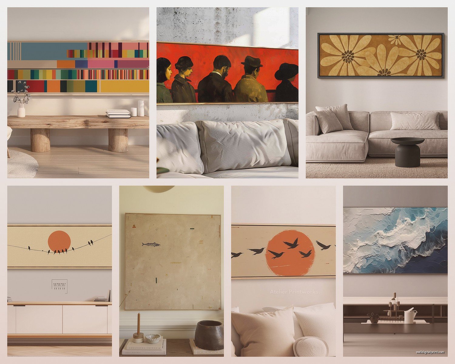 Wide Wall Art: Horizontal Panoramic Landscape Format