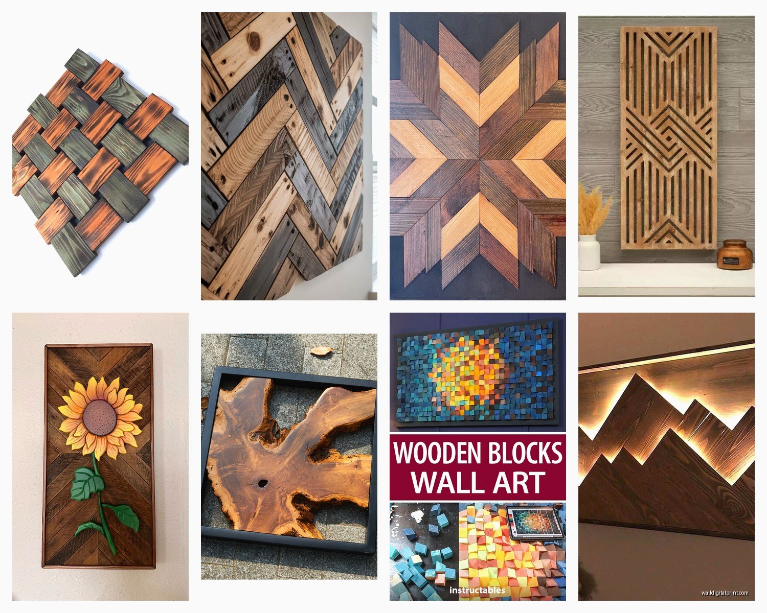 Wood Wall Art: Natural Carved & Reclaimed Designs