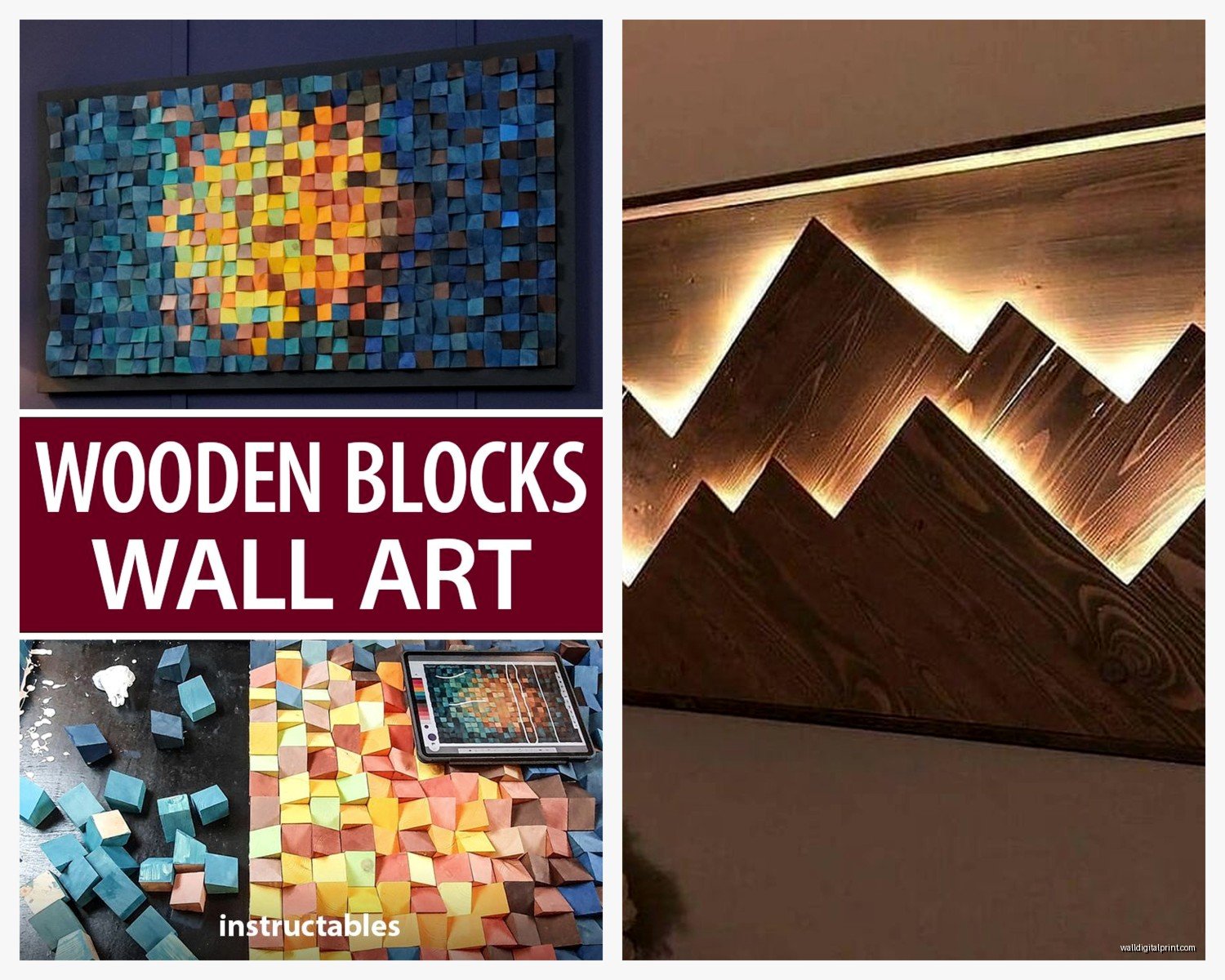 Wood Wall Art: Natural Carved & Reclaimed Designs