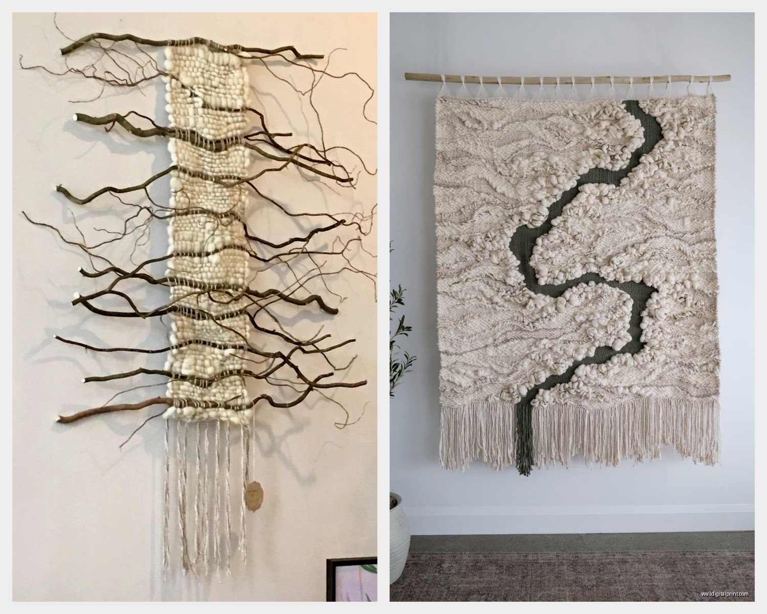 Woven Wall Art: Textile Fiber Art & Macrame