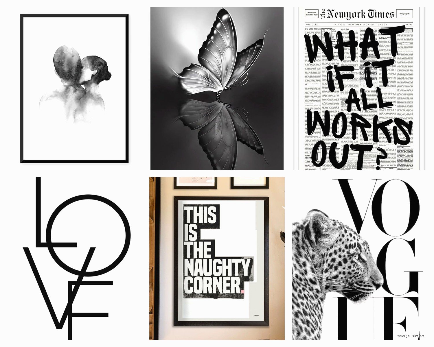 Bedroom Wall Art Black and White: Classic Monochrome Sleep