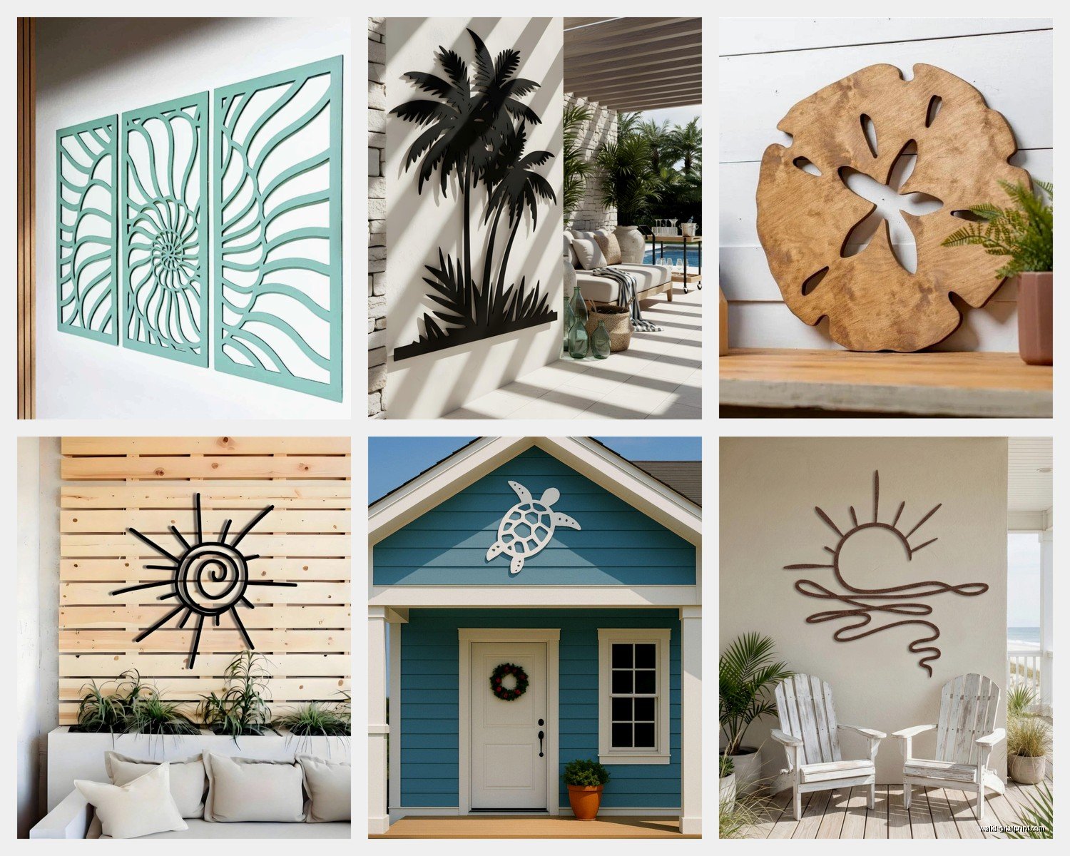 Coastal Outdoor Wall Art: Weather-Resistant Beach Decor