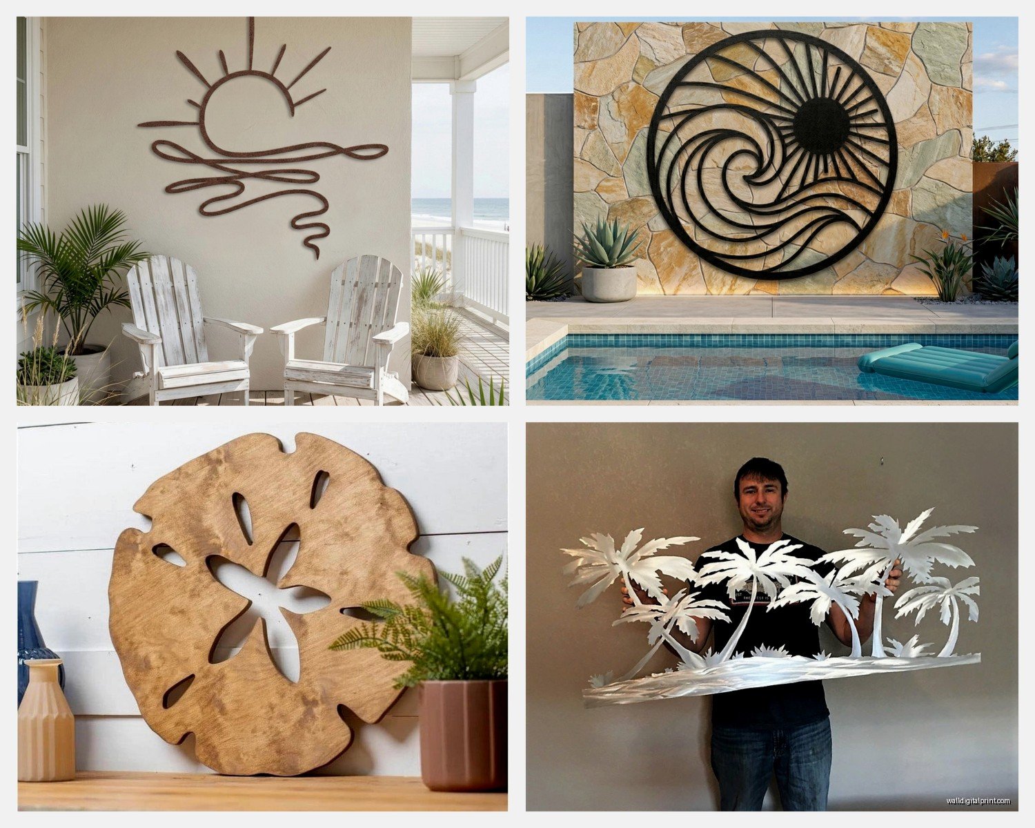 Coastal Outdoor Wall Art: Weather-Resistant Beach Decor