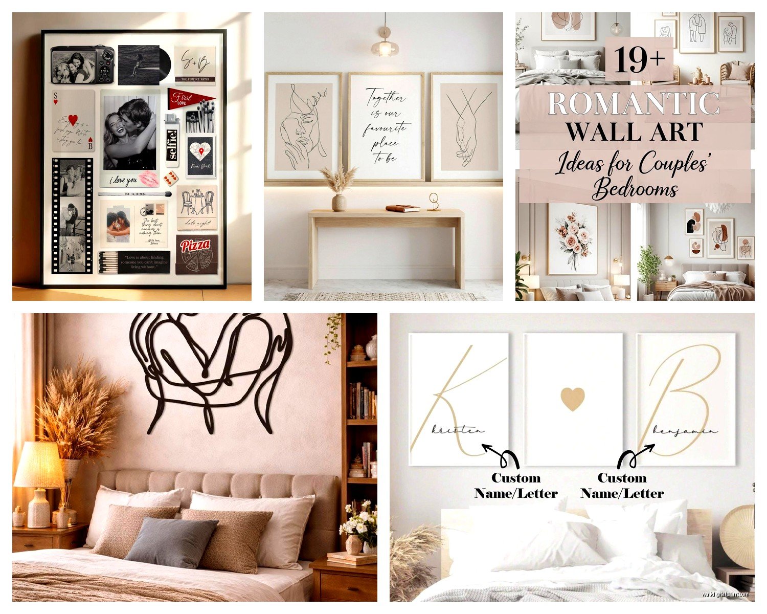 Couples Wall Art for Bedroom: Romantic Relationship Decor